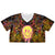 Drippy Smile Rave Cropped Football Jersey