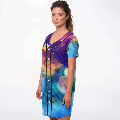 Galactic Jersey Dress - OnlyClout