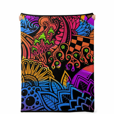 Trippy Doodle Blanket - OnlyClout