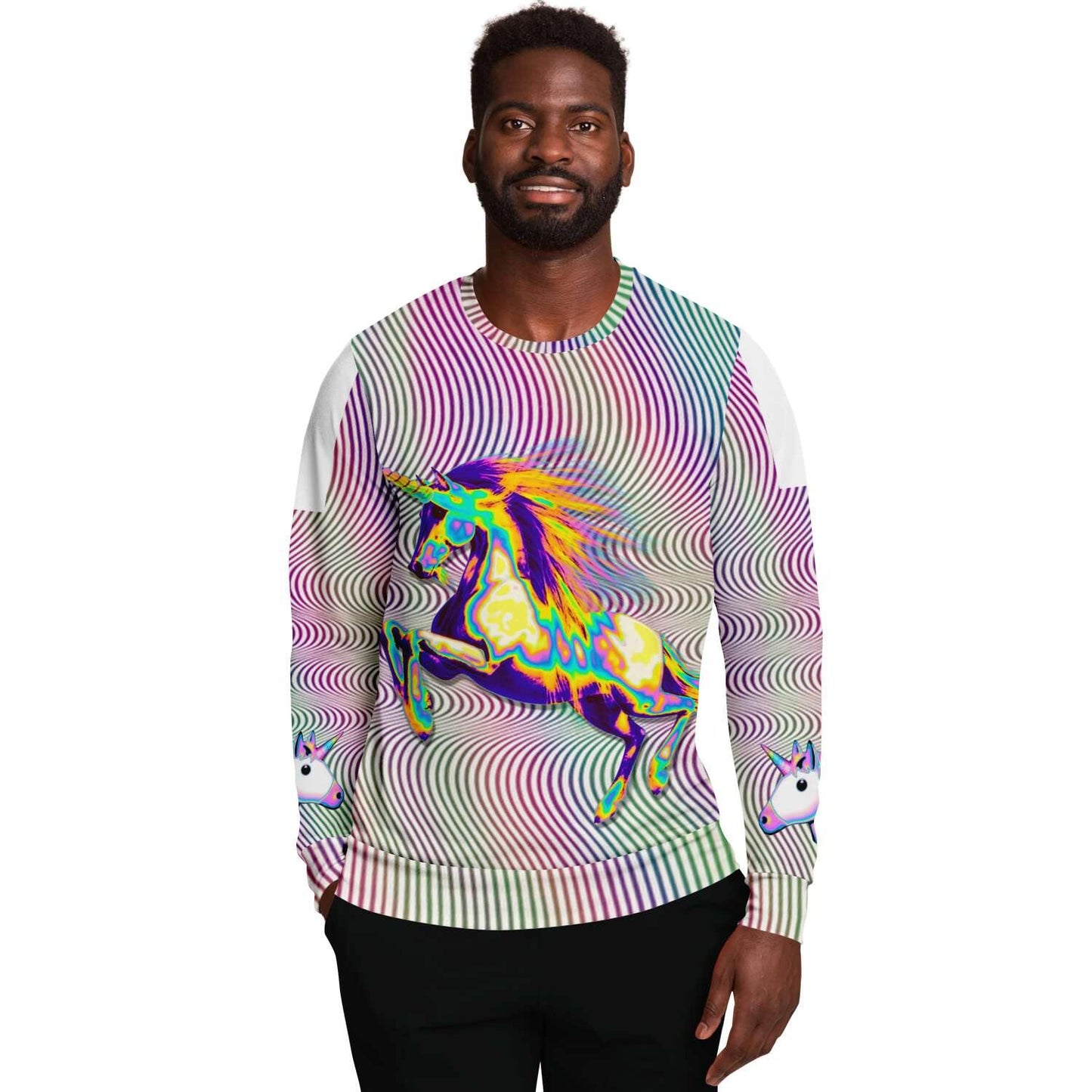Unicorn Holographic Sweatshirt - OnlyClout