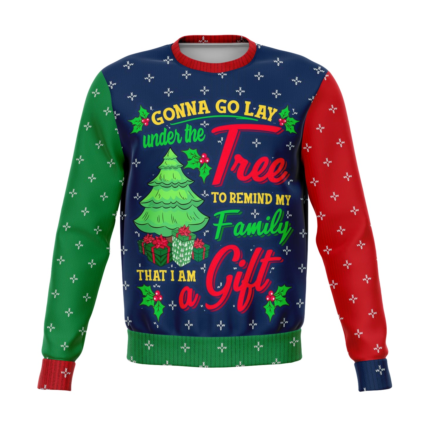 Then Greatest Gift Ugly Christmas Sweater - OnlyClout