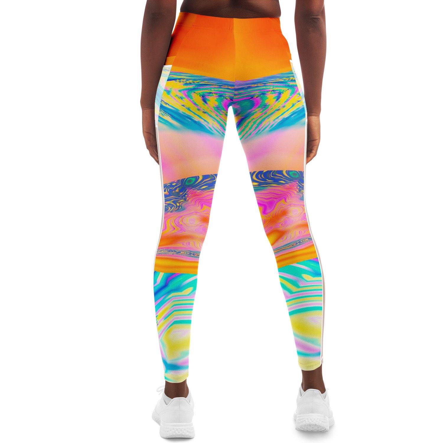 Summer Vibes Music Festival Pocket Leggins - OnlyClout