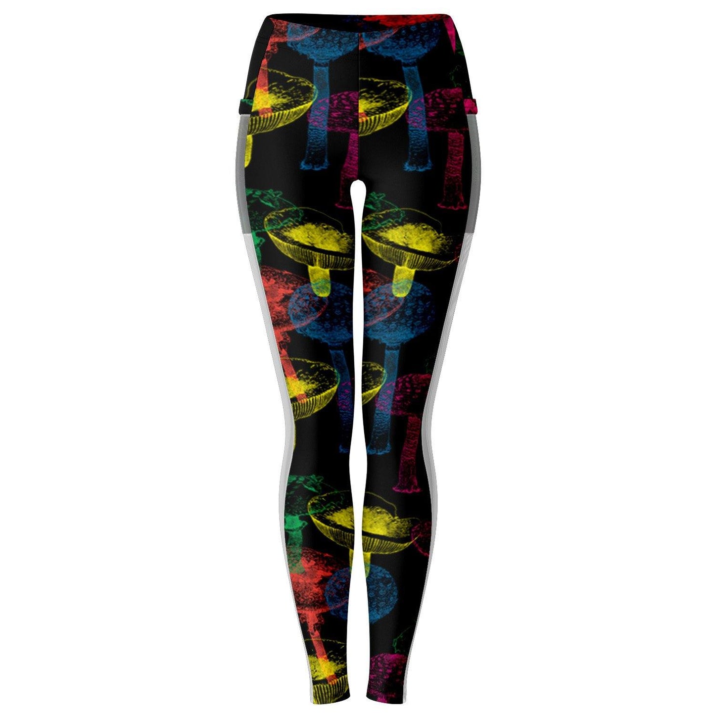 Psy Mushrooms Music Festival Pocket Leggins - OnlyClout