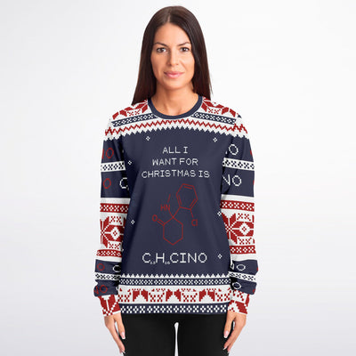 All I Want For Christmas C13H16ClNO Ugly Sweater