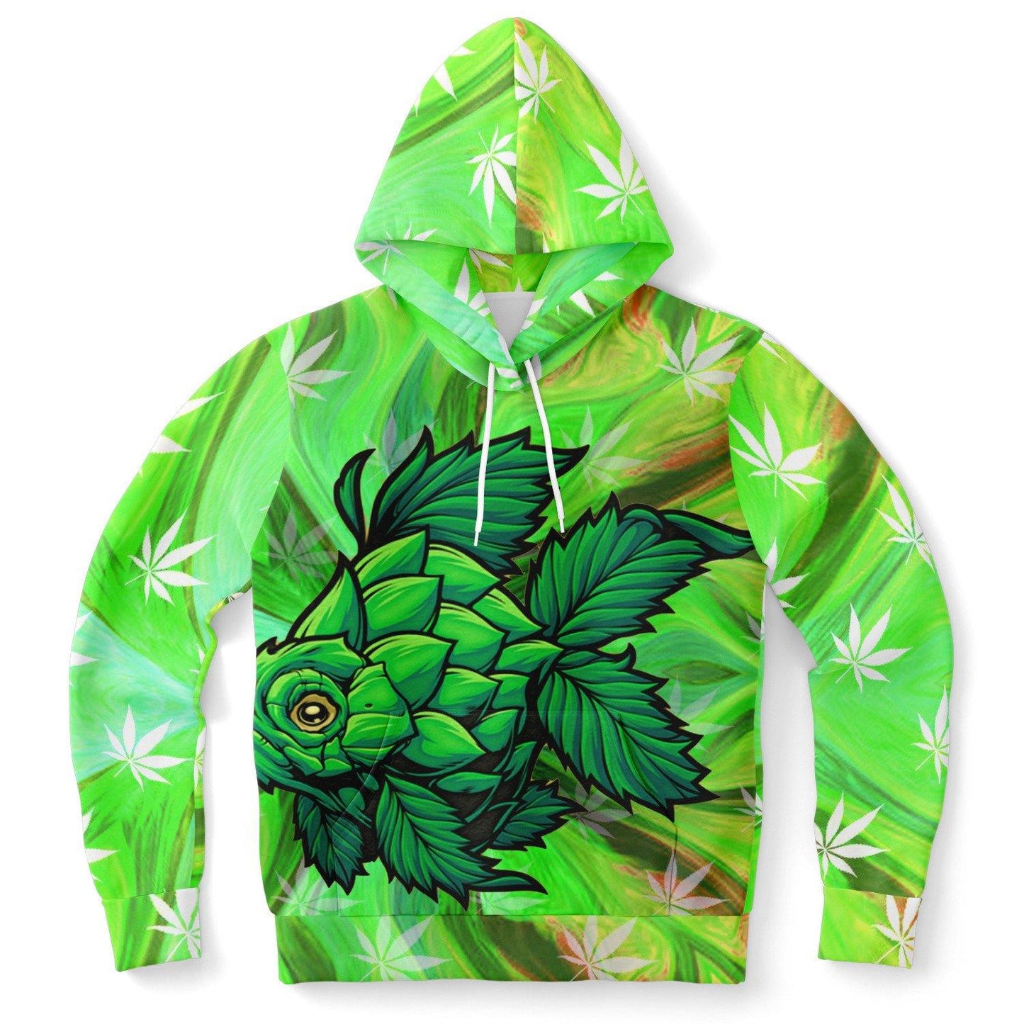 Green Fish Hoodie - OnlyClout