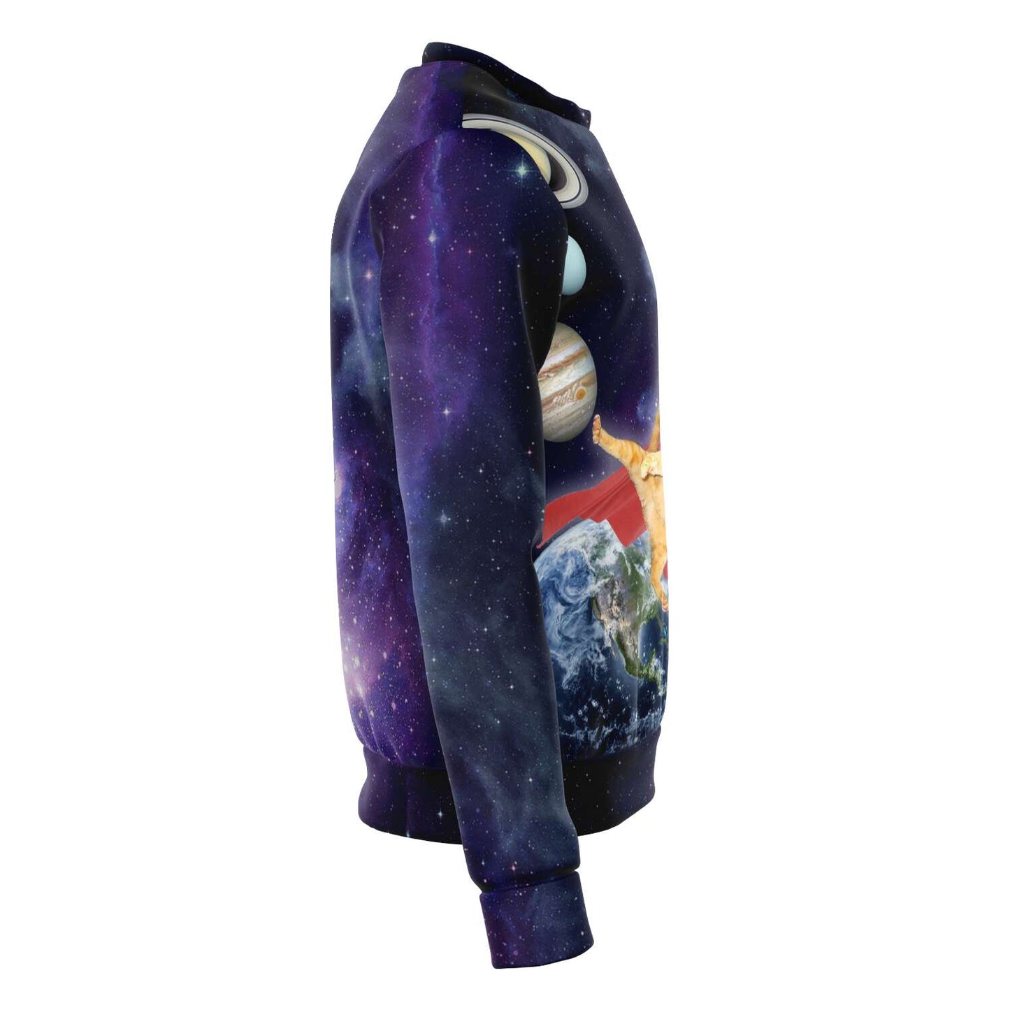 Space Hero Cat 3D Unisex Sweater - OnlyClout