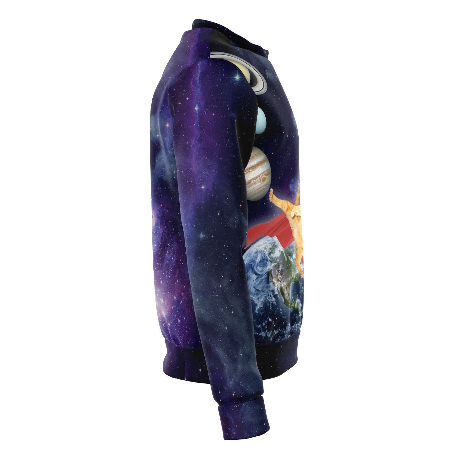 Space Hero Cat 3D Unisex Sweater - OnlyClout