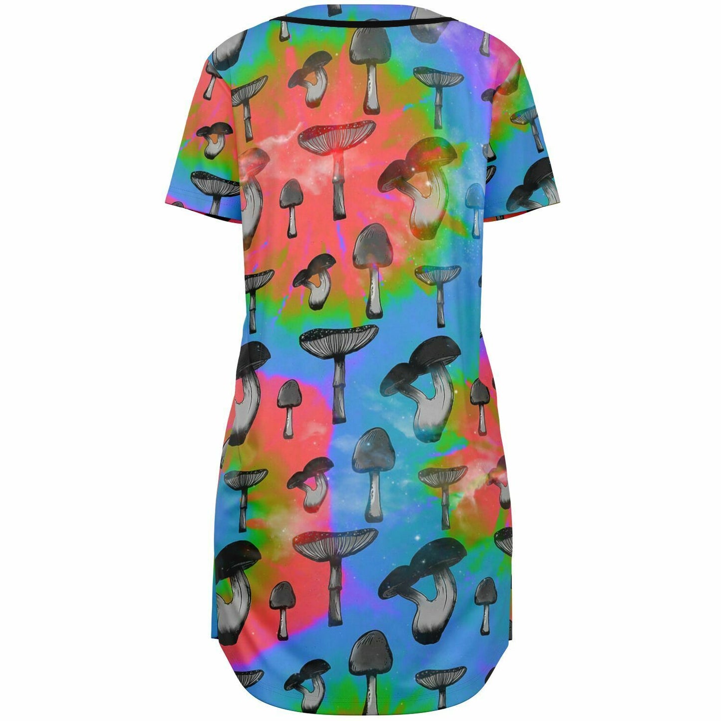 Mushrooms Paradise Baseball Jersey Dress