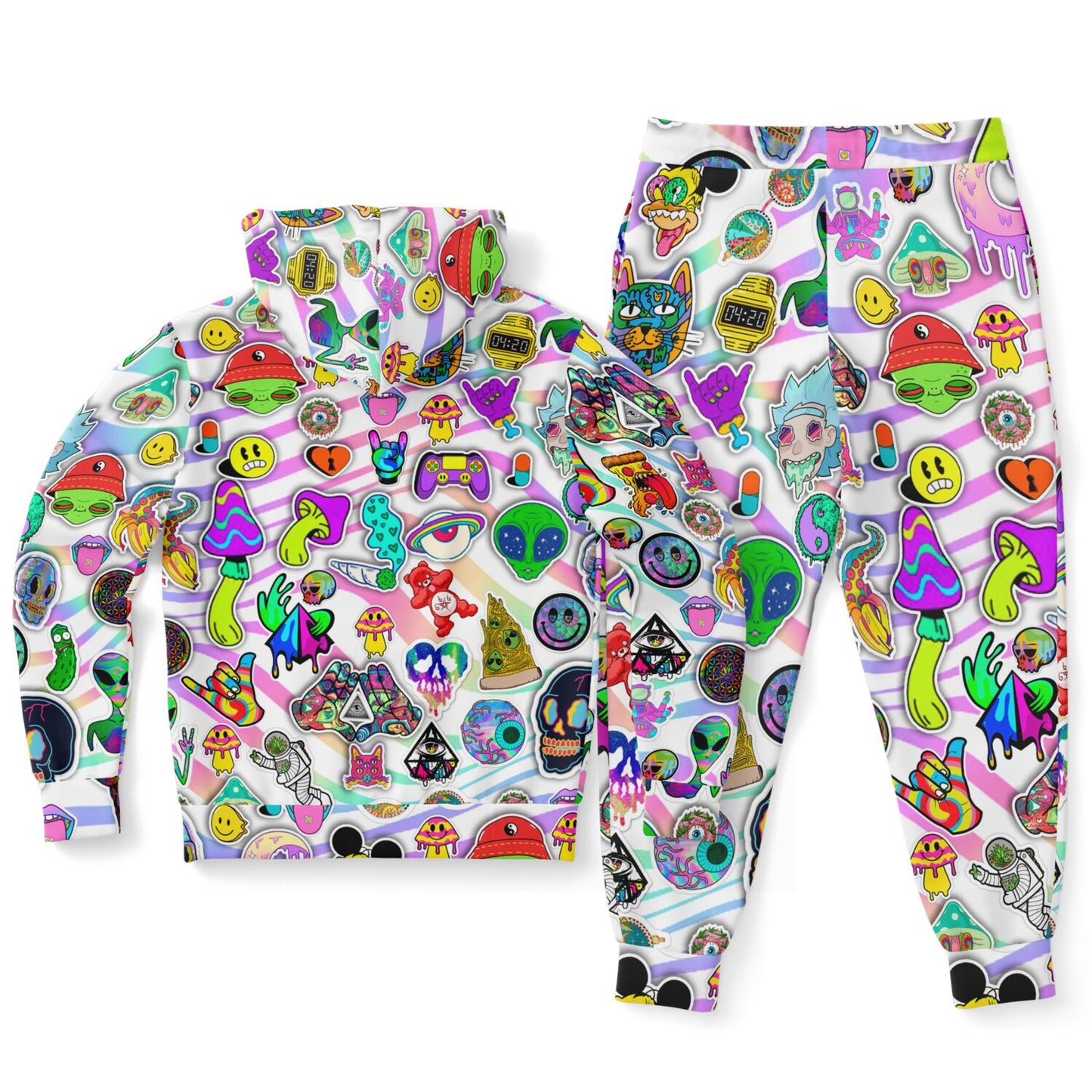 Trippy Stickers Trippy Full Body Festival Outfit