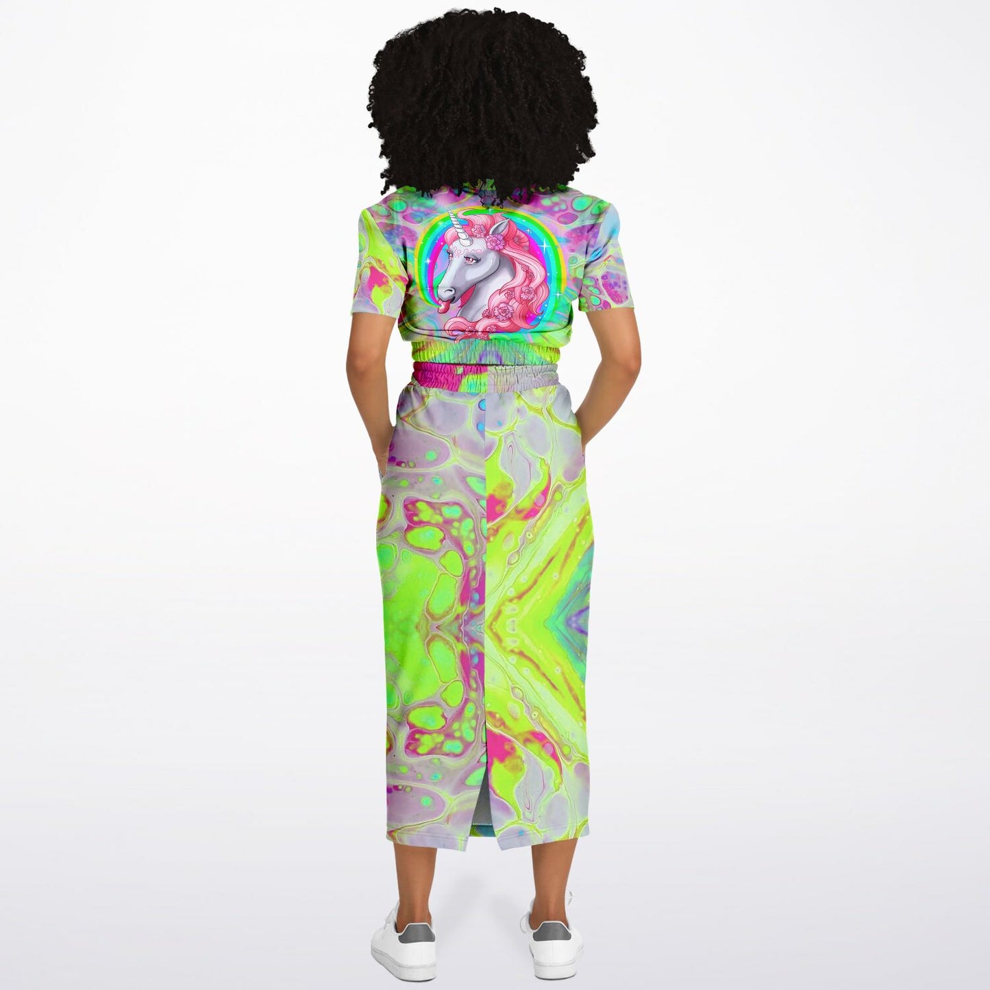 Rainbow Unicorn Womens Full Festival Body Outfit