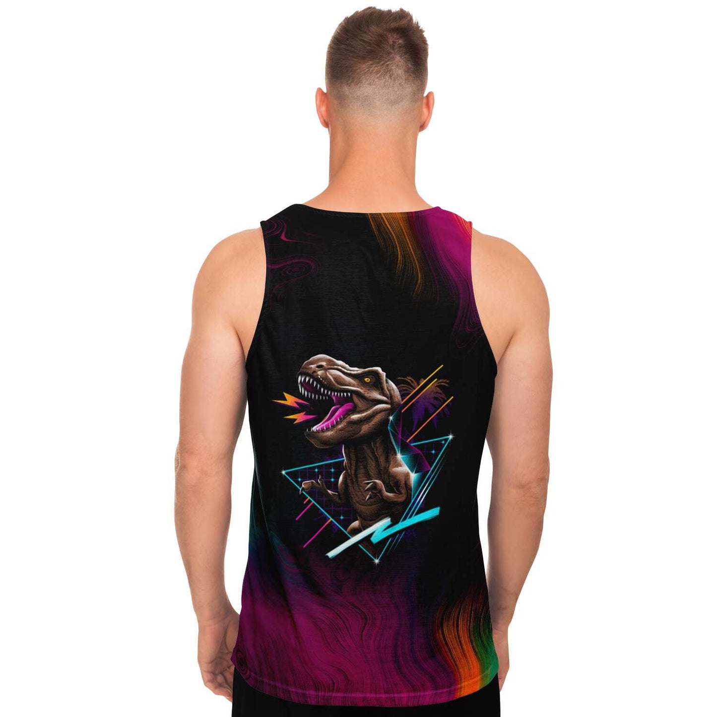 Retro Wawe Dino Unisex Tank - OnlyClout