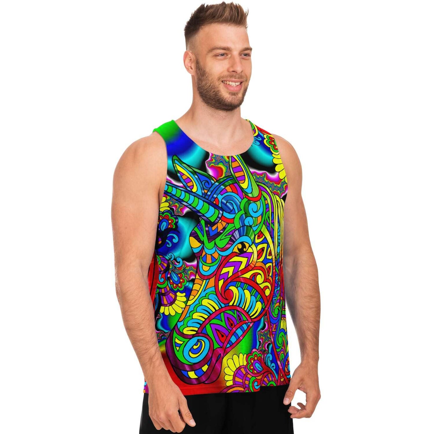 Radiant Unicorn Unisex Tank - OnlyClout