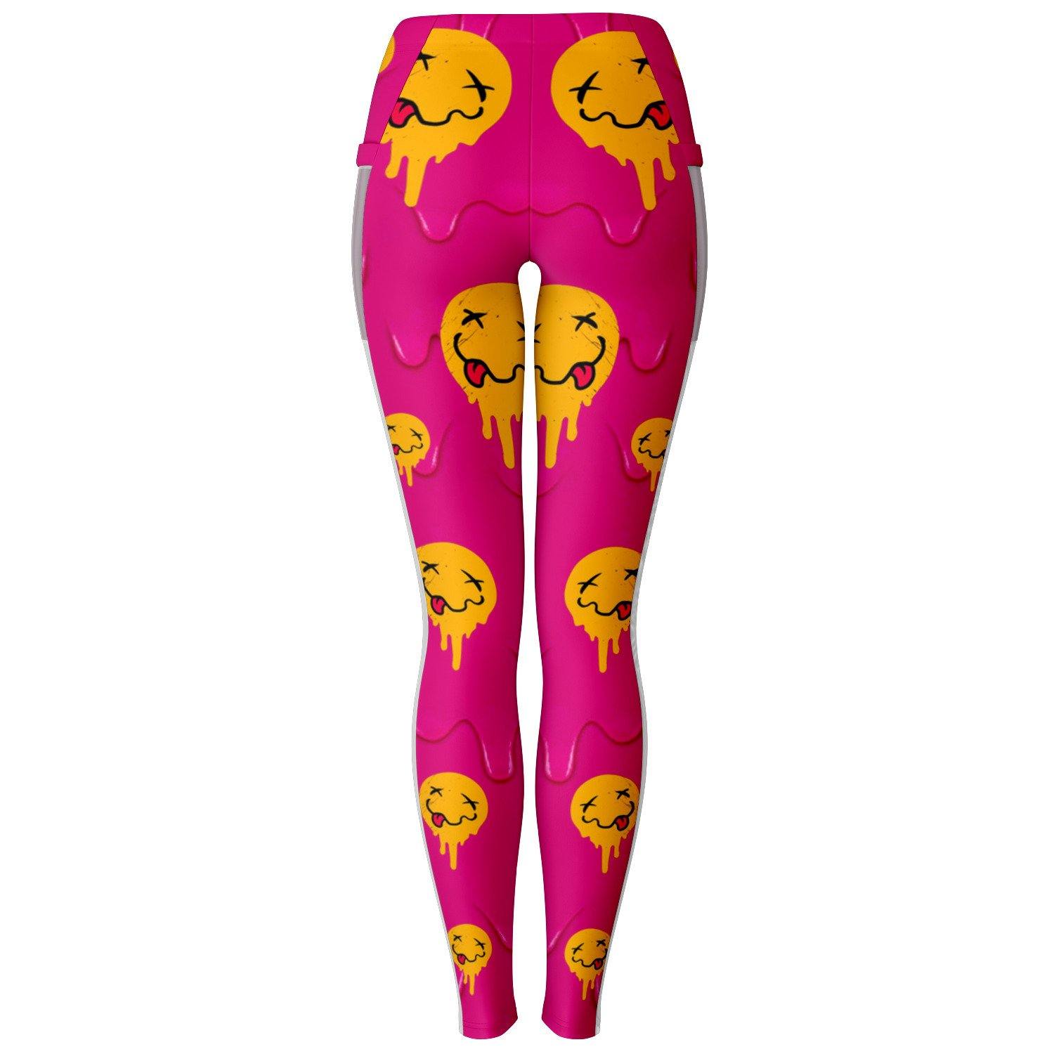 Drippy Dead Music Festival Pocket Leggins - OnlyClout