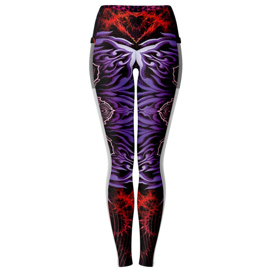 Power of Aum Music festival Pocket Leggins - OnlyClout