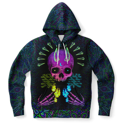 Trippy Skull Hoodie - OnlyClout
