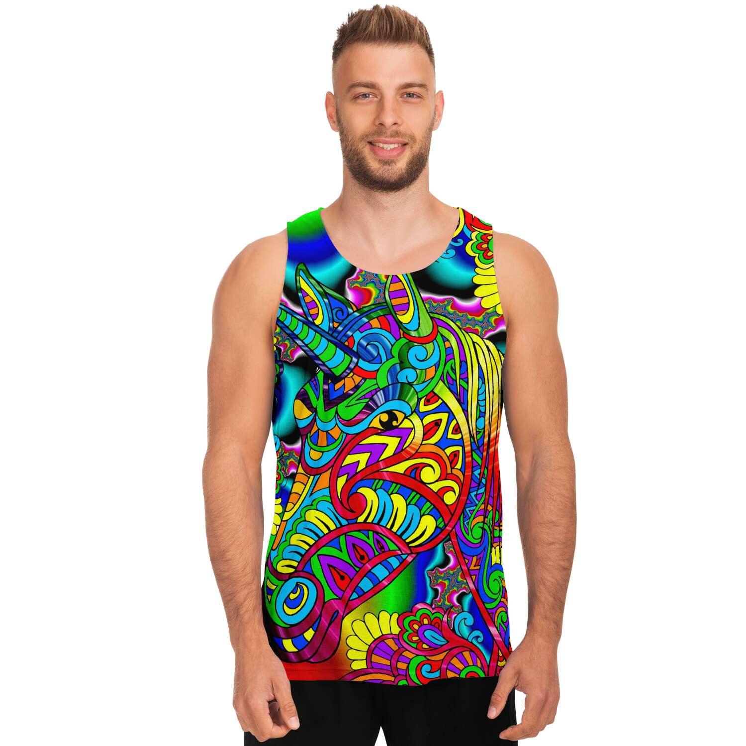 Radiant Unicorn Unisex Tank - OnlyClout