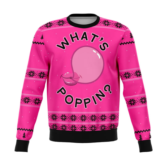 What's Poppin? Ugly Christmas Sweater - OnlyClout