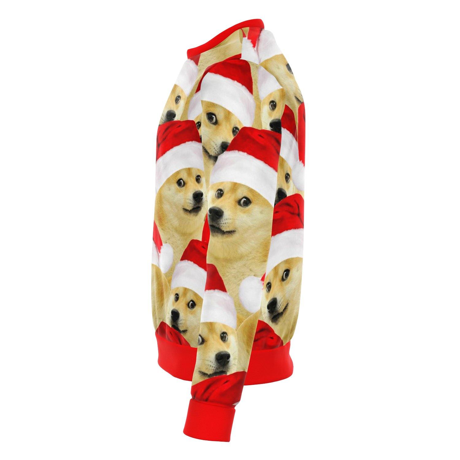 Corgi Dog Meme Funny Ugly Christmas Sweater - OnlyClout