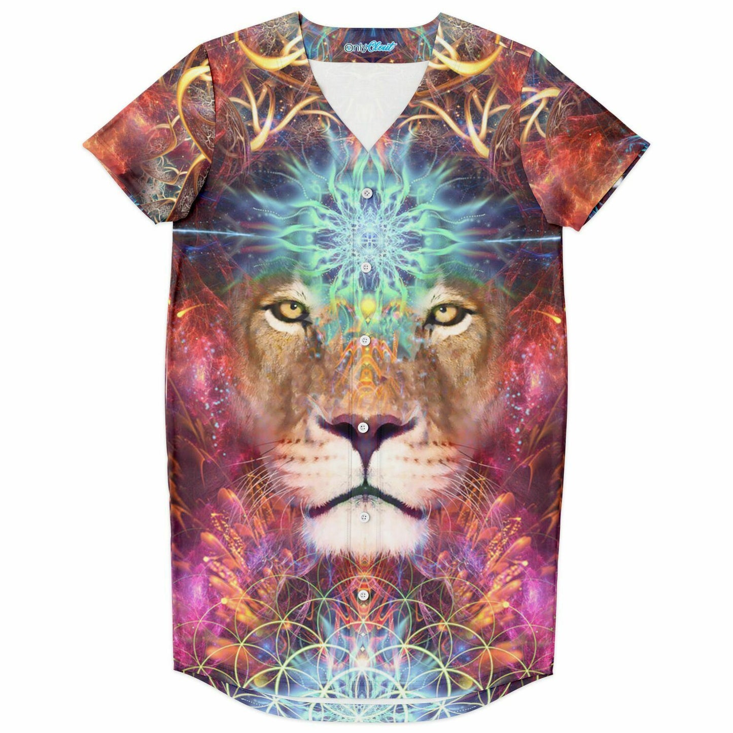 Spiritual Lion Baseball Jersey Dress