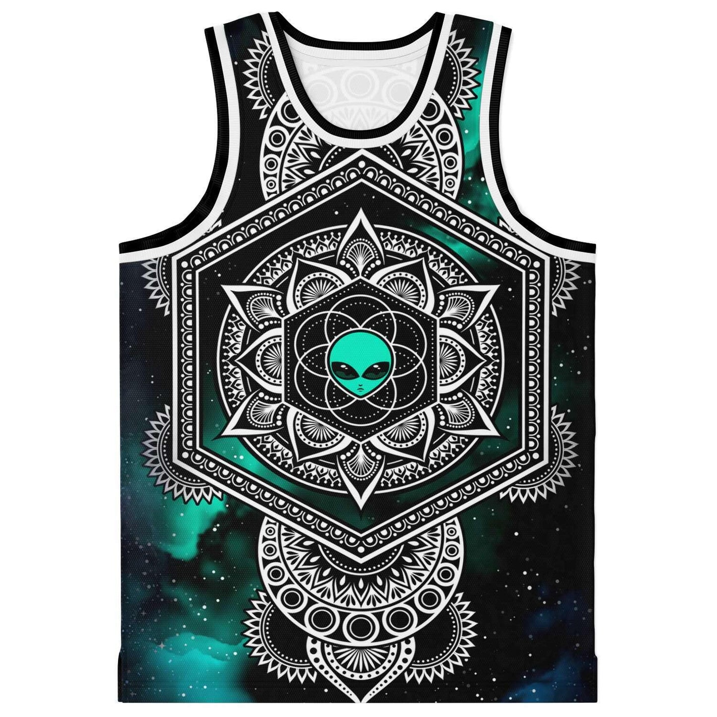 Alien Mandala Basketball Jersey - OnlyClout