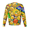 Rolling Emojis 3D Unisex Sweater - OnlyClout