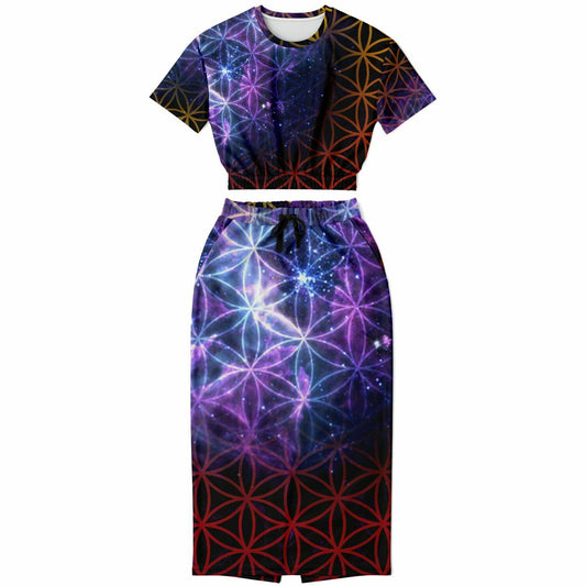 Flower of Life Womens Full Festival Body Outfit