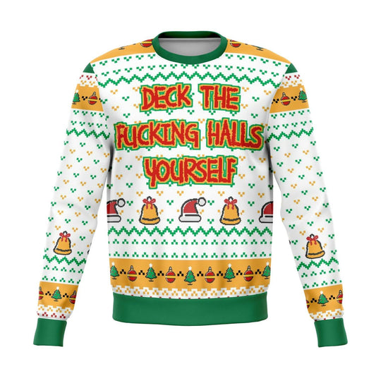 Deck The Halls Yourself Dank Ugly Christmas Sweater - OnlyClout