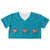 Drippy Love Rave Cropped Football Jersey