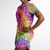 Psychedelic T-Shirt Dress
