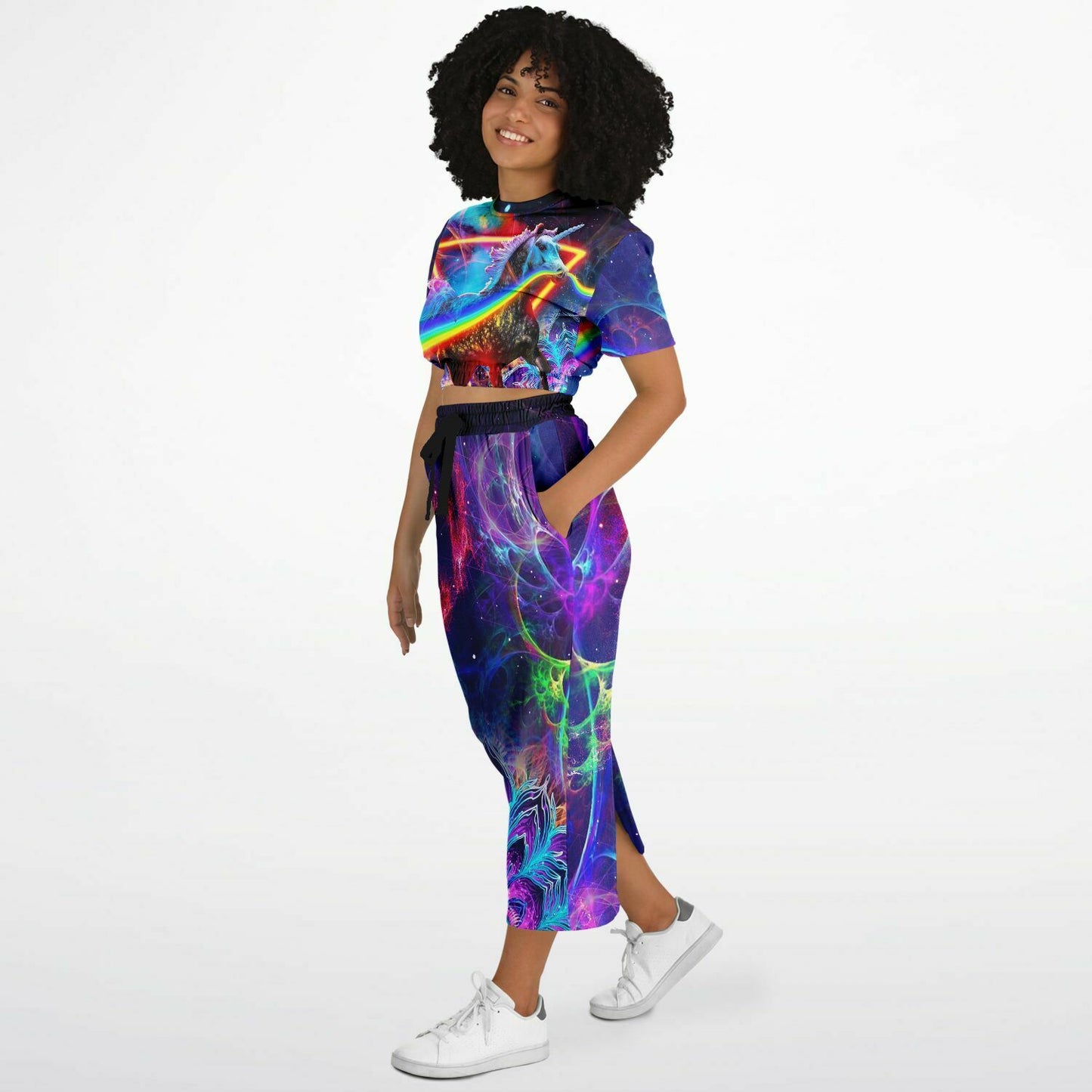 Rainbow Unicorn Womens Full Festival Body Outfit