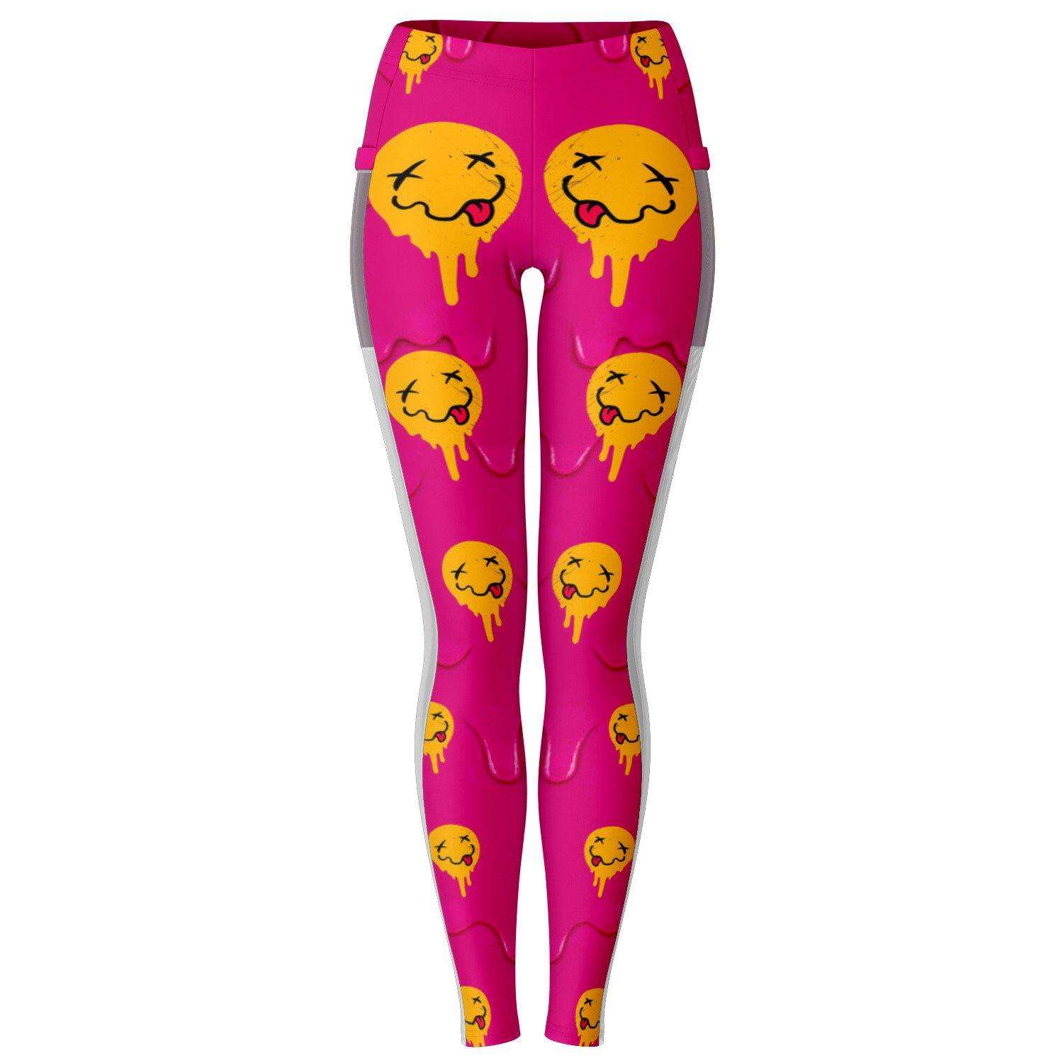 Drippy Dead Music Festival Pocket Leggins - OnlyClout